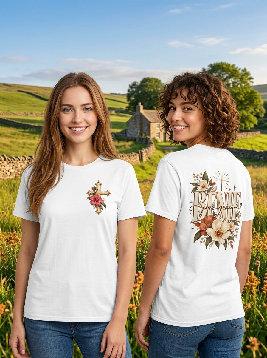 T-Shirt Femme Grace Recto Verso - Bénie